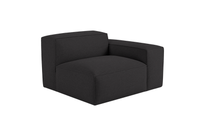Elo Chair One Arm Right in Roni Ember