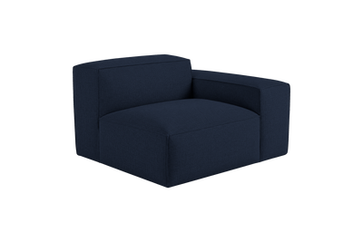Elo Chair One Arm Right in Roni Ember Blue