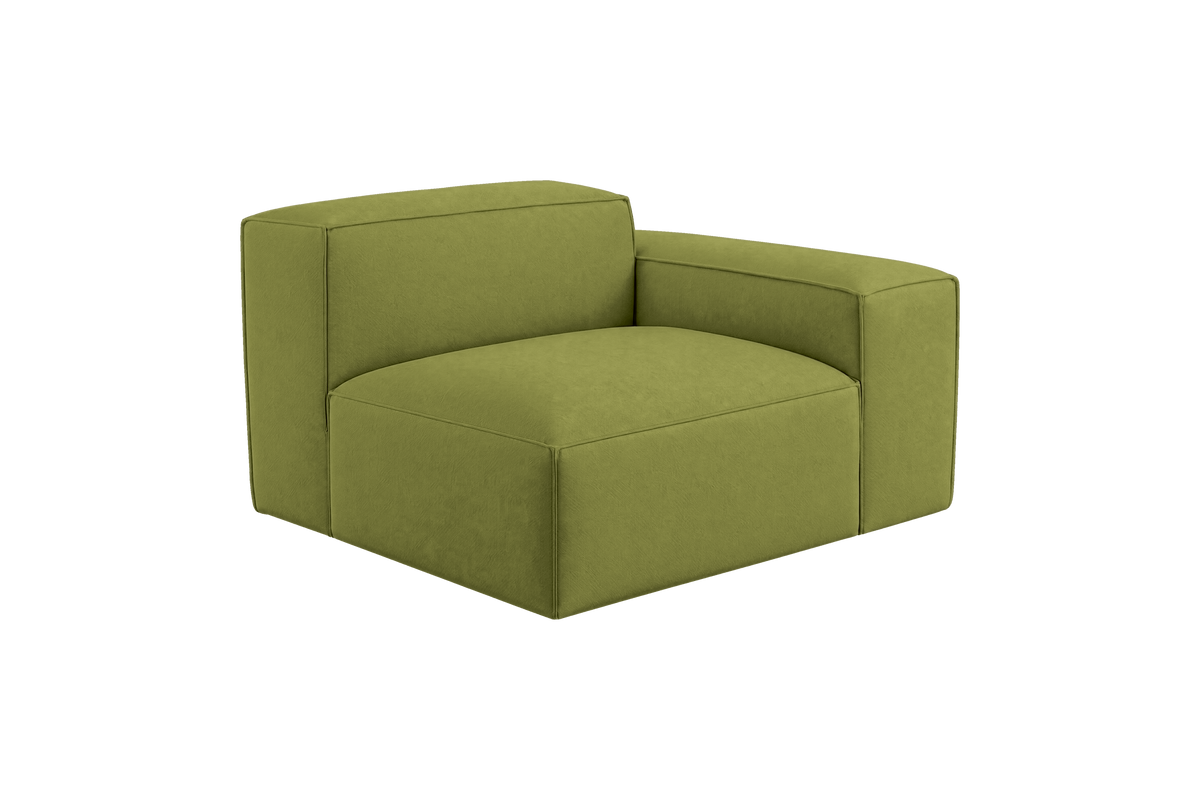 Elo Chair One Arm Right in Fresco Key Lime