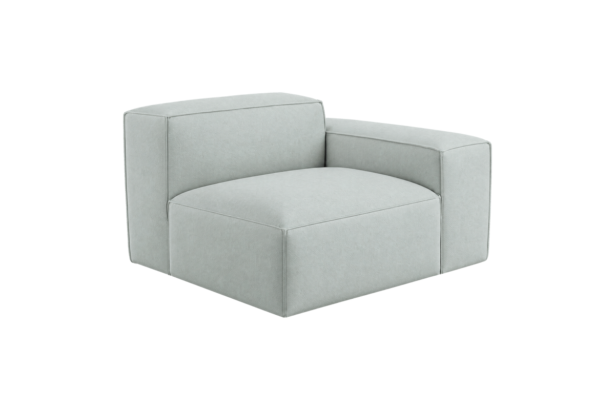 Elo Chair One Arm Right in Fresco Meteor