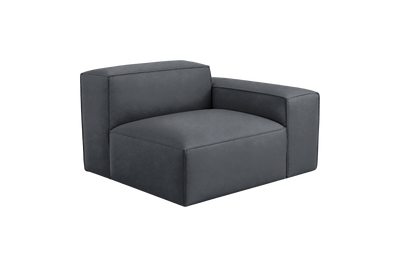 Elo Chair One Arm Right in Dante Shark
