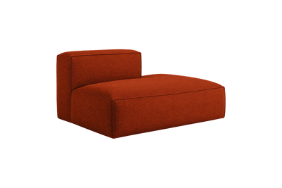 Elo Chaise Right in Roni Poppy