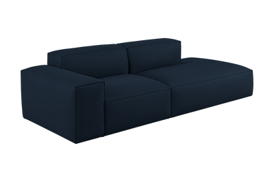 Elo Right Chaise Sofa in Dante Aqua