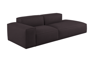 Elo Right Chaise Sofa in Dante Charcoal