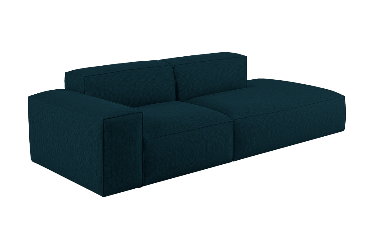 Elo Right Chaise Sofa in Roni Deep Lake