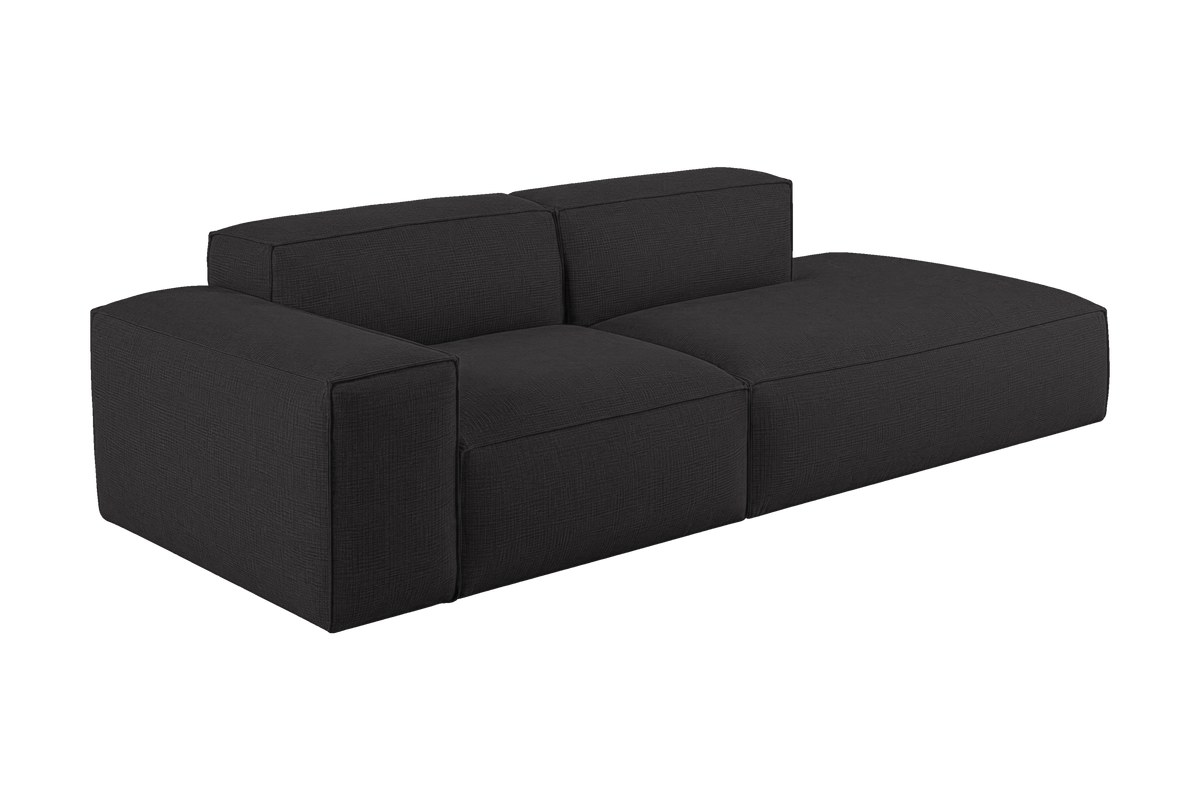 Elo Right Chaise Sofa in Roni Ember