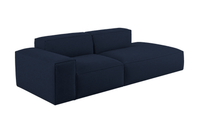 Elo Right Chaise Sofa in Roni Ember Blue