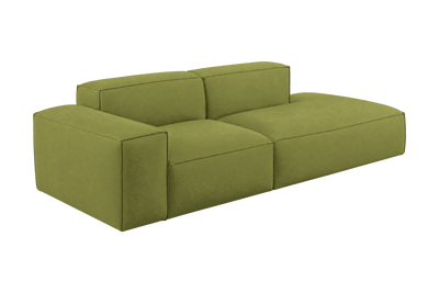 Elo Right Chaise Sofa in Fresco Key Lime