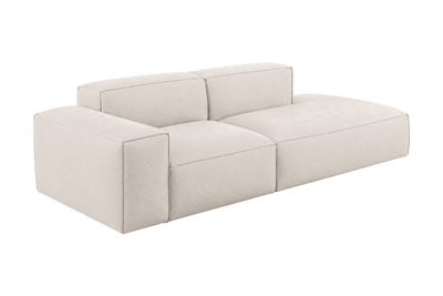 Elo Right Chaise Sofa in Fresco Milky