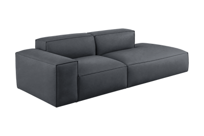 Elo Right Chaise Sofa in Dante Shark