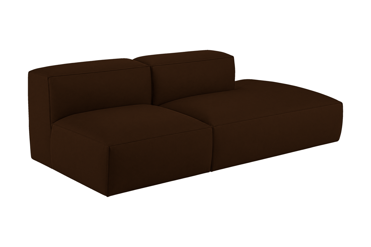 Elo Right Open Chaise Sofa in Marfa Denton