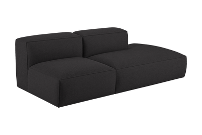 Elo Right Open Chaise Sofa in Roni Ember