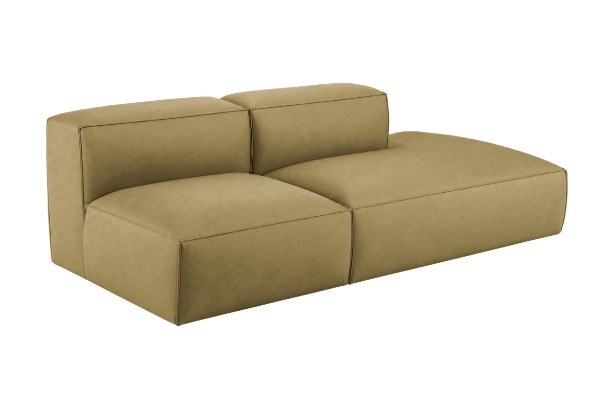 Elo Right Open Chaise Sofa in Marfa Olivia
