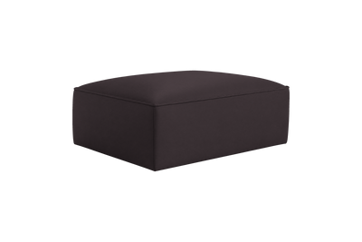 Fred Footstool in Dante Charcoal