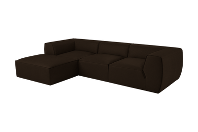Fred Large Left Chaise in Marfa Charcoal