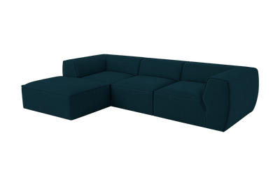 Fred Large Left Chaise in Roni Deep Lake