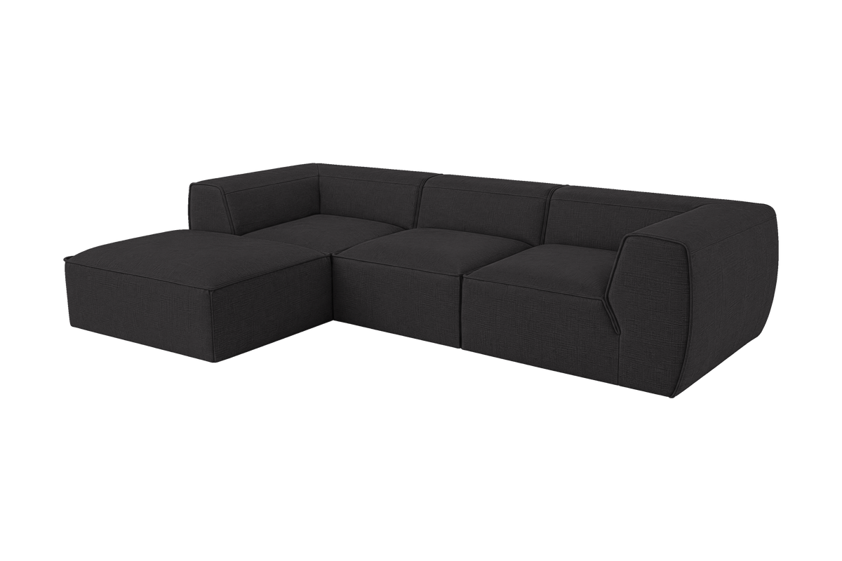 Fred Large Left Chaise in Roni Ember