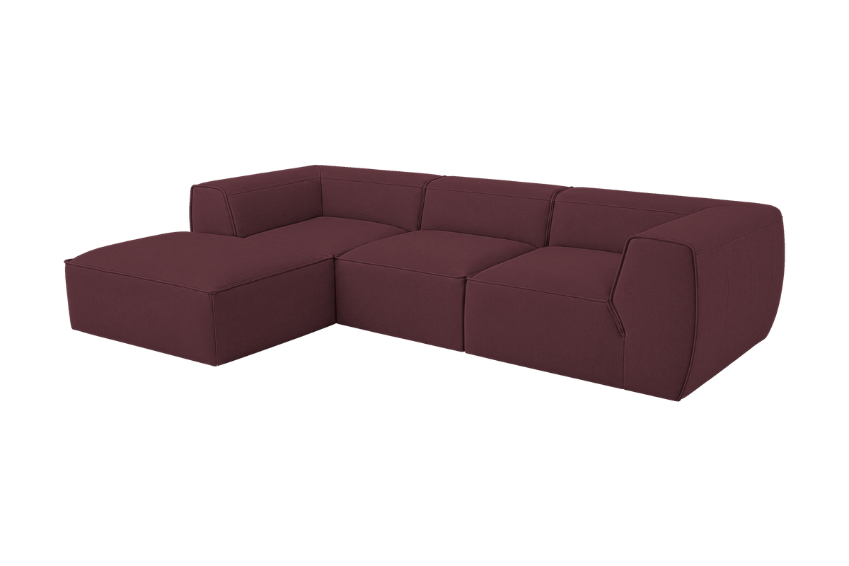 Fred Large Left Chaise in Fresco Figaro
