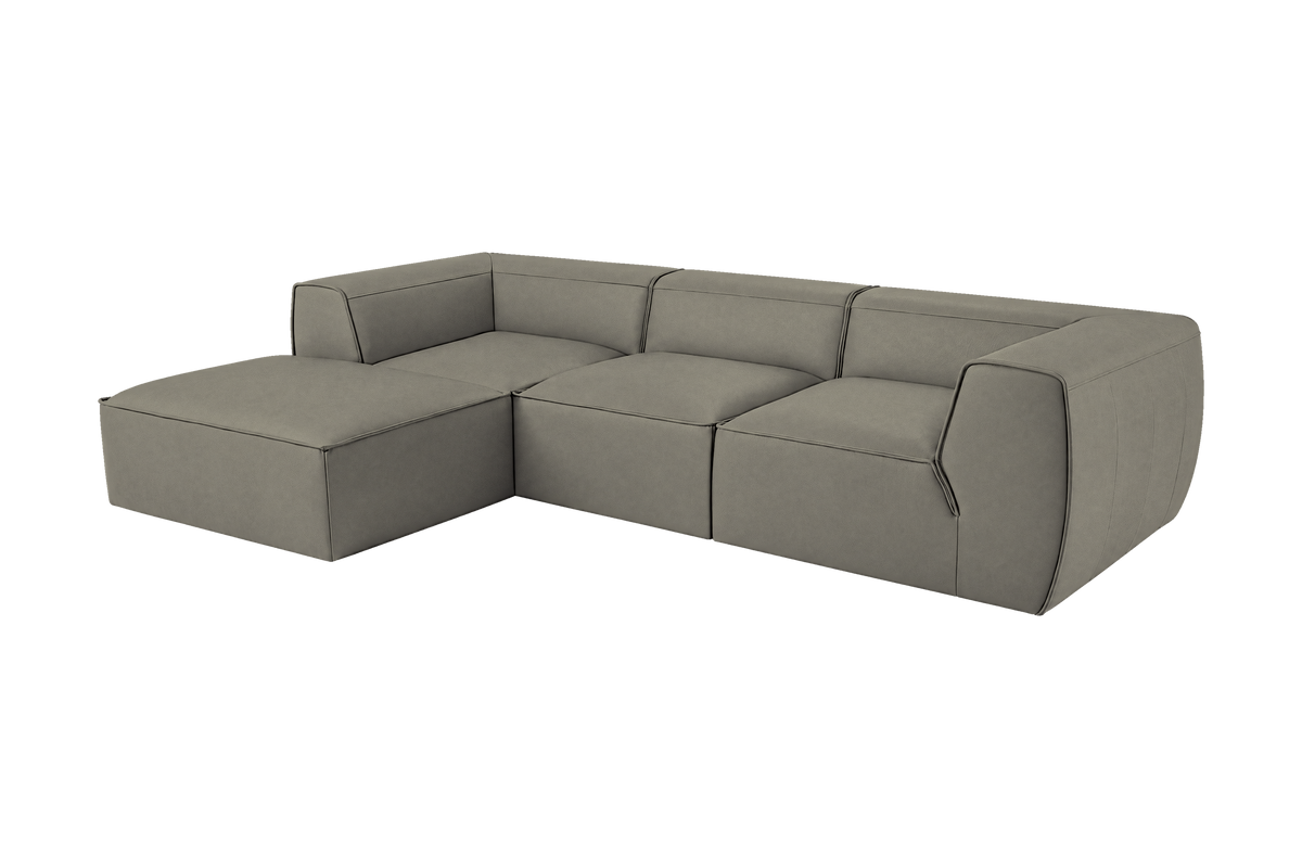 Fred Large Left Chaise in Felix Glace