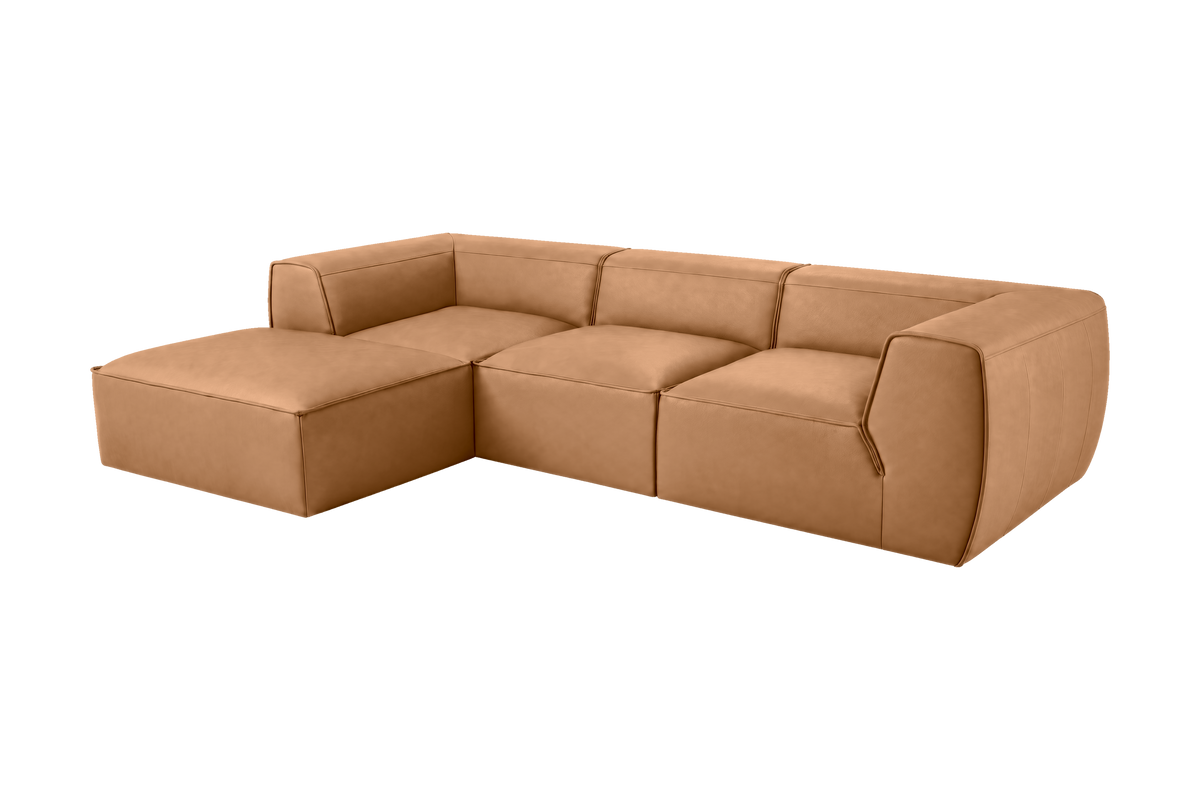 Fred Large Left Chaise in Dante Les Yeux