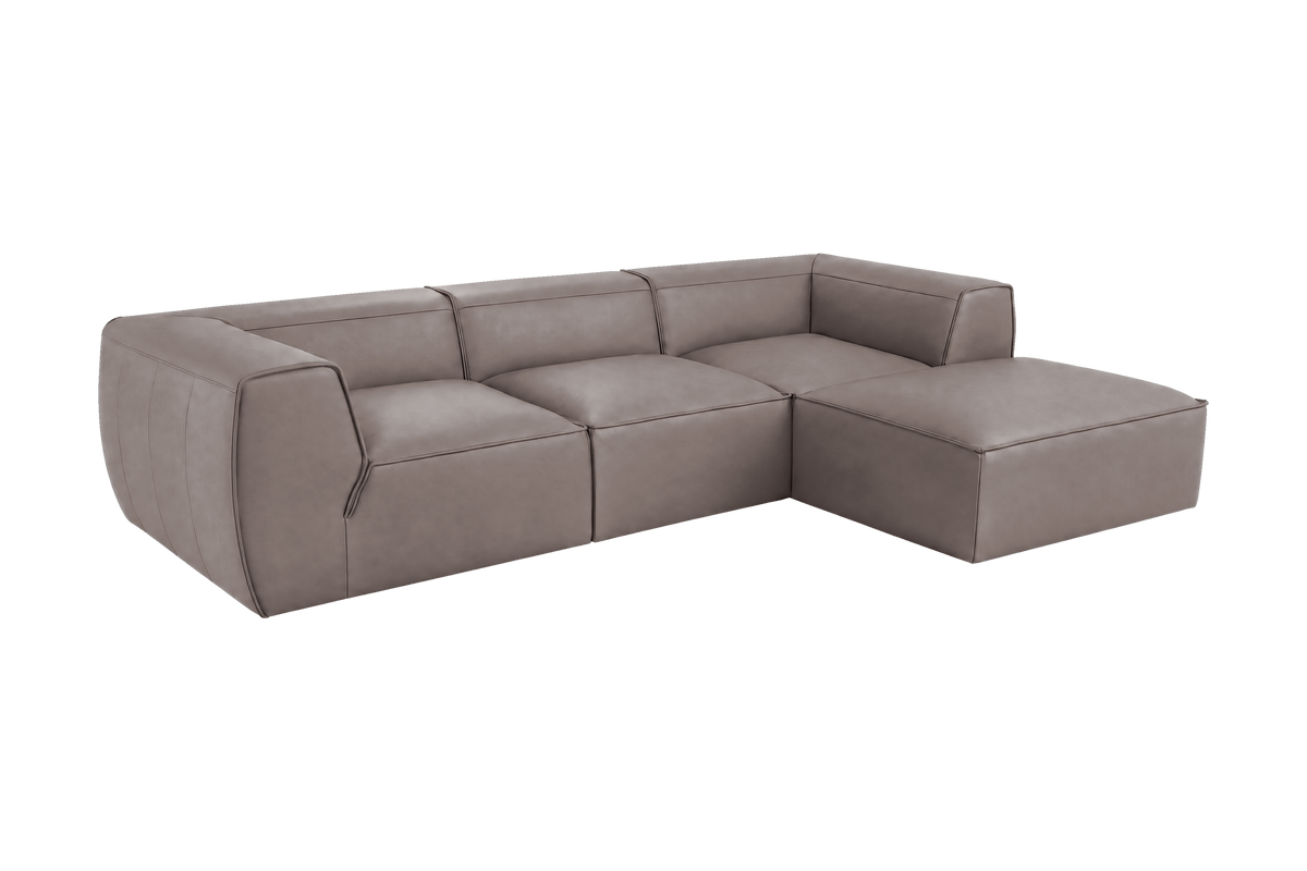 Fred Large Right Chaise in Dante Cos