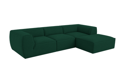 Fred Large Right Chaise in Roni Frog