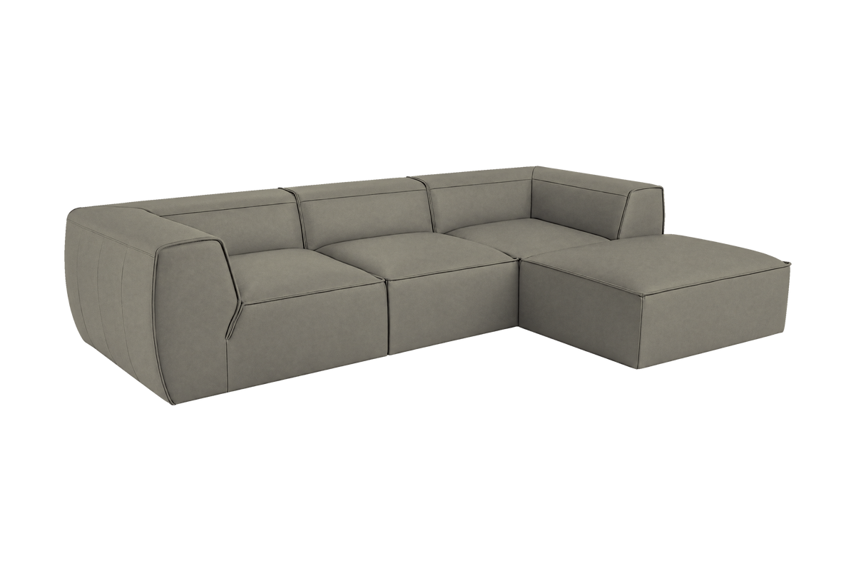 Fred Large Right Chaise in Felix Glace