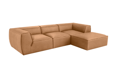 Fred Large Right Chaise in Dante Les Yeux