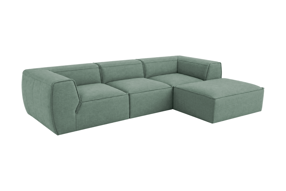 Fred Large Right Chaise in Roni Nane