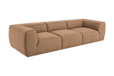 Fred Large Sofa in Roni Biscotti