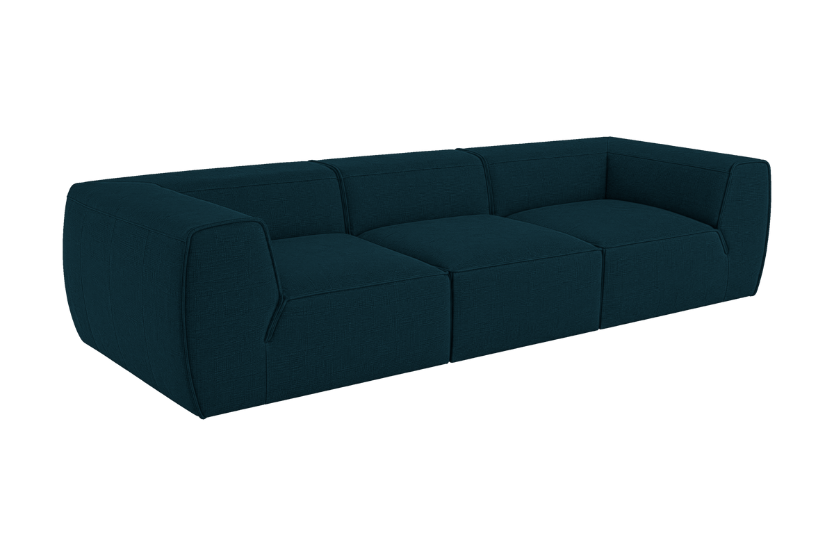 Fred Large Sofa in Roni Deep Lake