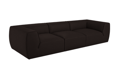 Fred Large Sofa in Dante Ebony