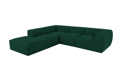Fred Left Bumper Sectional in Roni Frog