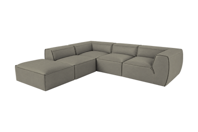 Fred Left Bumper Sectional in Felix Glace