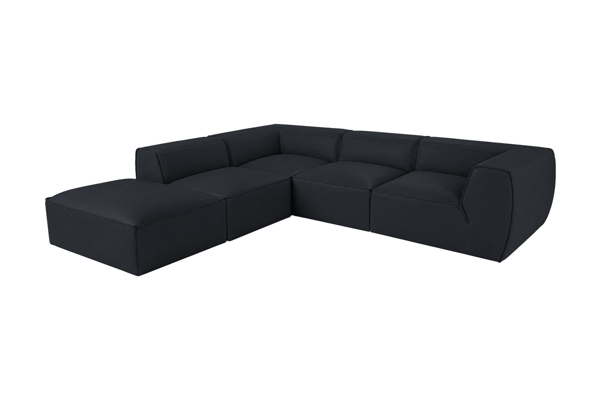 Fred Left Bumper Sectional in Marfa Lola