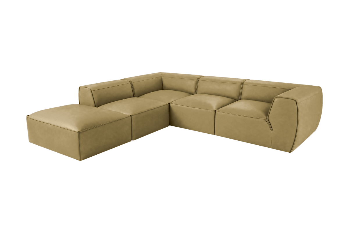 Fred Left Bumper Sectional in Marfa Olivia