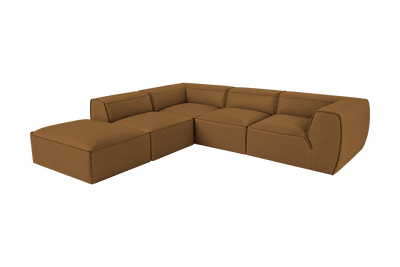 Fred Left Bumper Sectional in Felix Pisco