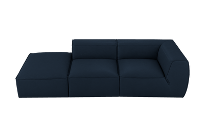 Fred Left Chaise Sofa in Dante Aqua