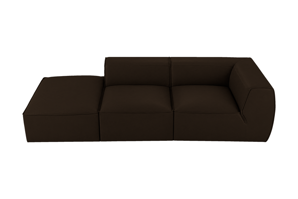 Fred Left Chaise Sofa in Marfa Charcoal