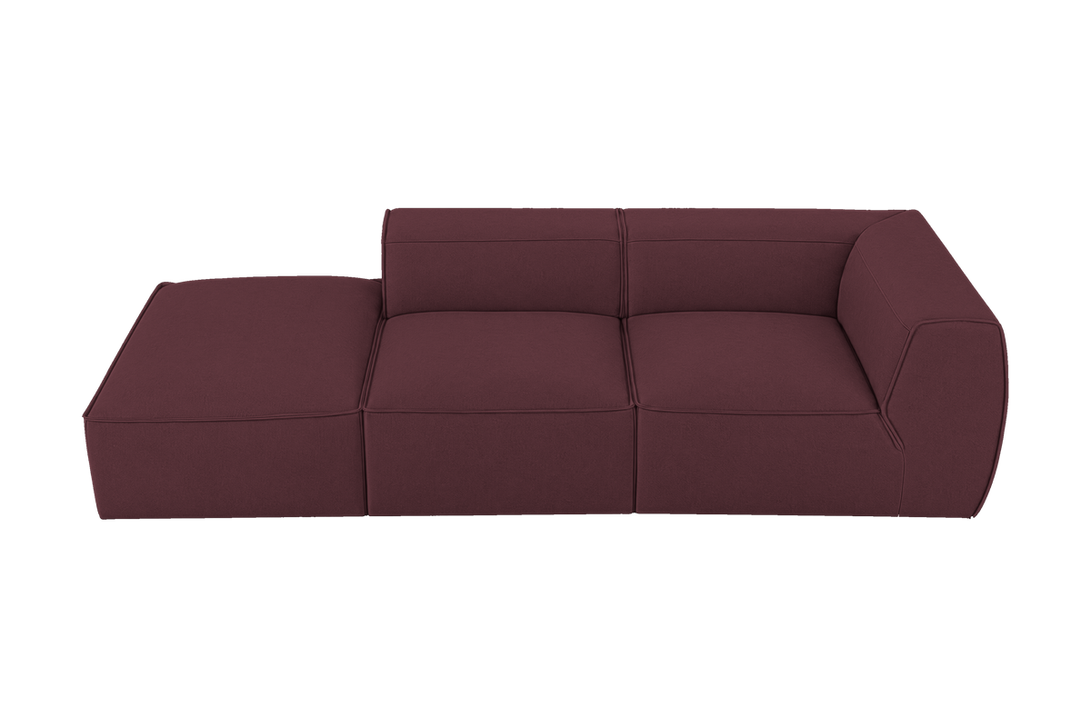Fred Left Chaise Sofa in Fresco Figaro