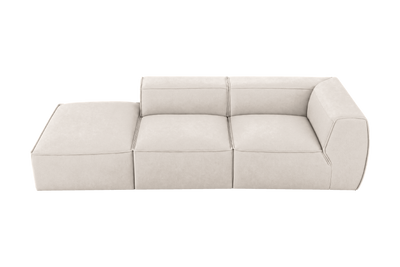 Fred Left Chaise Sofa in Fresco Milky