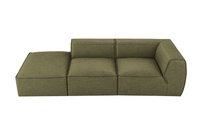 Fred Left Chaise Sofa in Mosquito Sycamore