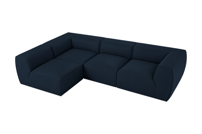 Fred Left Open Sectional in Dante Aqua