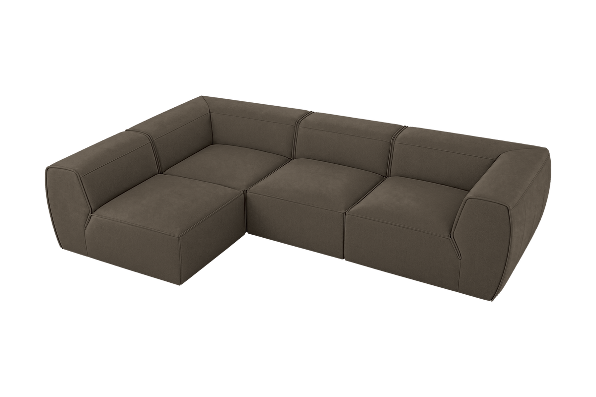 Fred Left Open Sectional in Fresco Cos