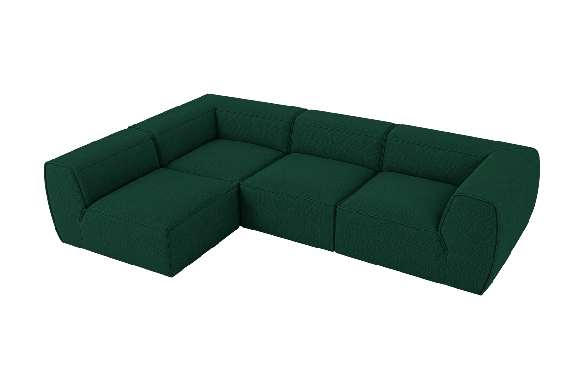 Fred Left Open Sectional in Roni Frog
