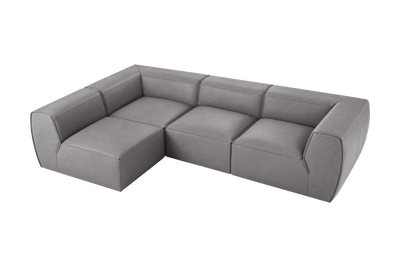 Fred Left Open Sectional in Marfa Meteor