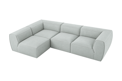 Fred Left Open Sectional in Fresco Meteor