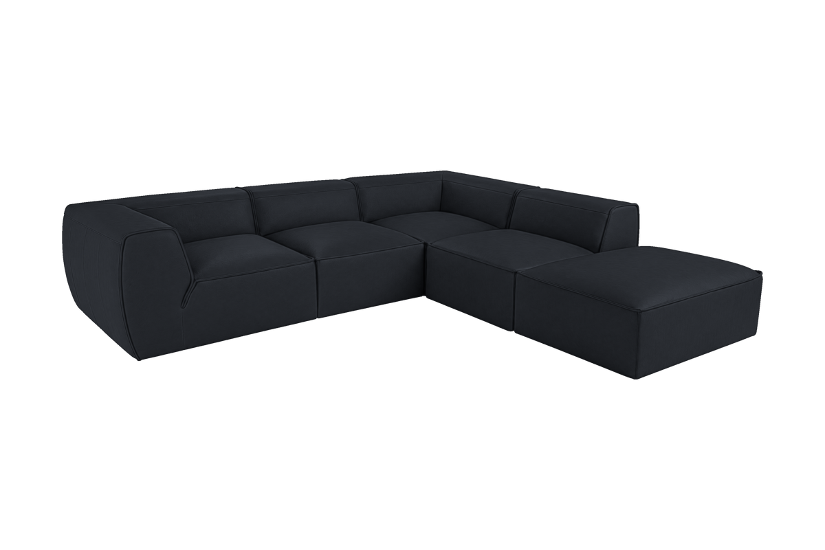 Fred Right Bumper Sectional in Marfa Lola