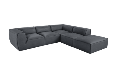 Fred Right Bumper Sectional in Dante Shark