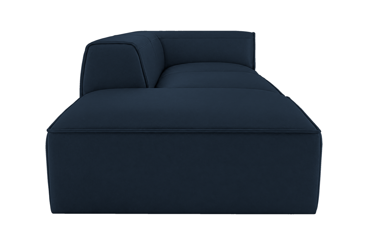 Fred Right Chaise Sofa in Dante Aqua